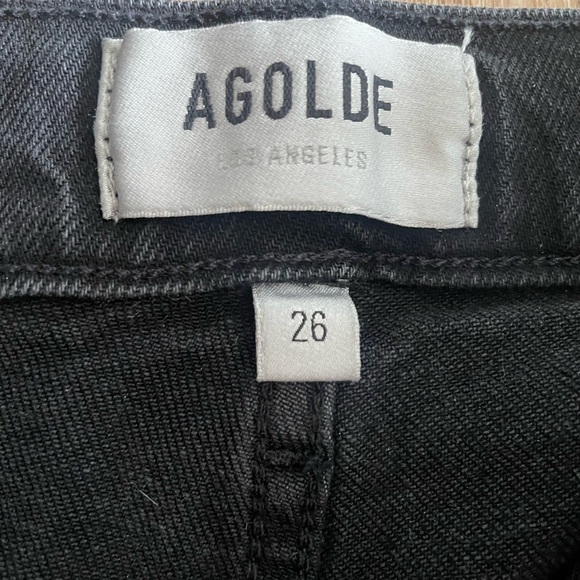 Agolde Riley High Rise Straight Crop Size 26 - Picture 7 of 9